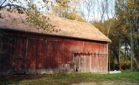 Cedar Roof on Barn